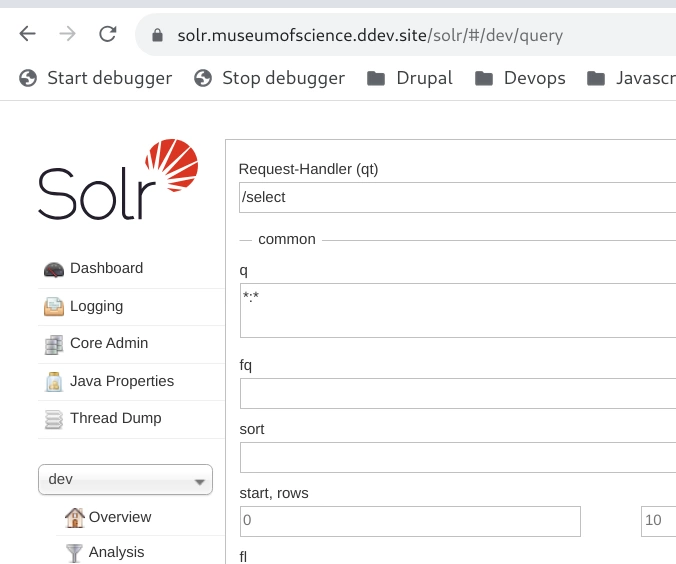 solr admin